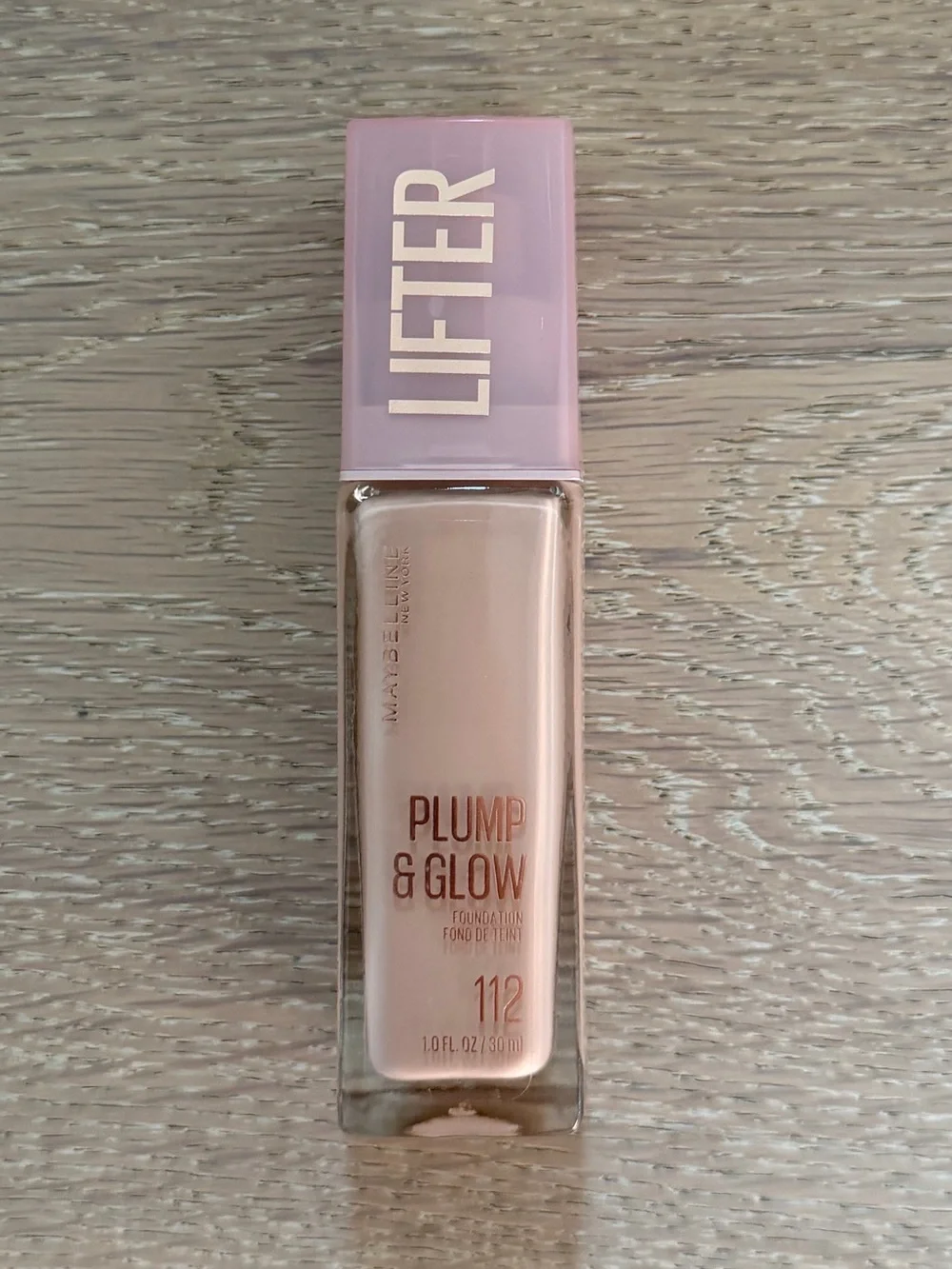 Maybelline Lifter Plump & Glow Foundation Hyaluronic Acid 112